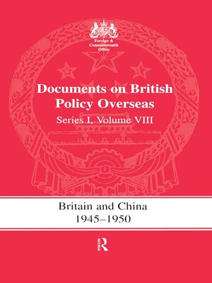 cover image of Britain and China 1945-1950